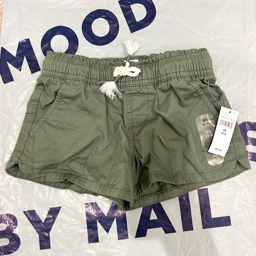 GAP FACTORY Girls  Chambray Pull-On Shorts